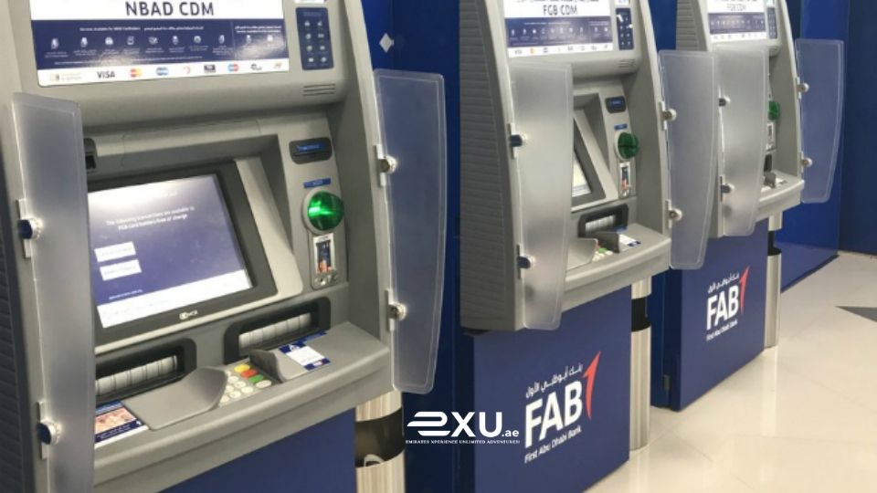 FAB Bank ATM Withdraw and debit card