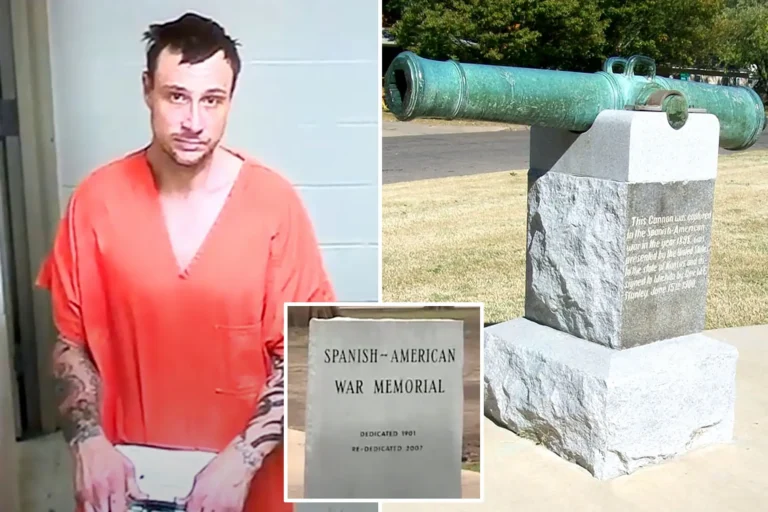Kansas Man Stole 800-Pound Historic Cannon To Pay Drug Debt, Police Say