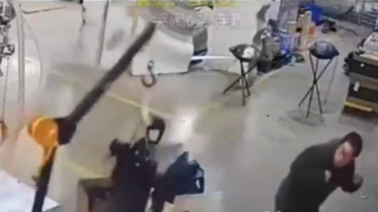 Watch: Humanoid Robot Gets Violent In China, Attacks Factory Workers